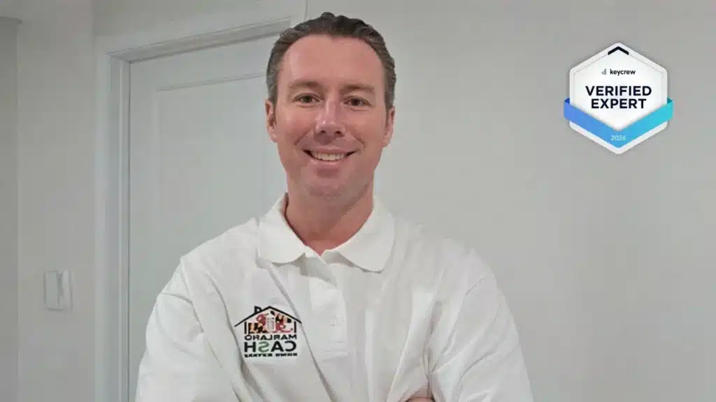 Justin Mitchell, KeyCrew Verified Expert in Maryland Residential Real Estate and Founder of Maryland Cash Home Buyers